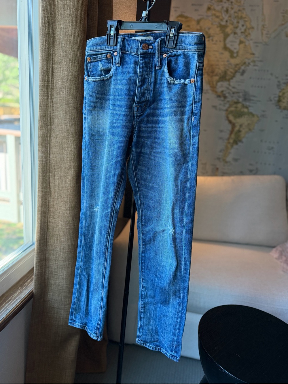 Women’s Madewell Cruiser Straight Jeans in Coverdale Distressed Wash